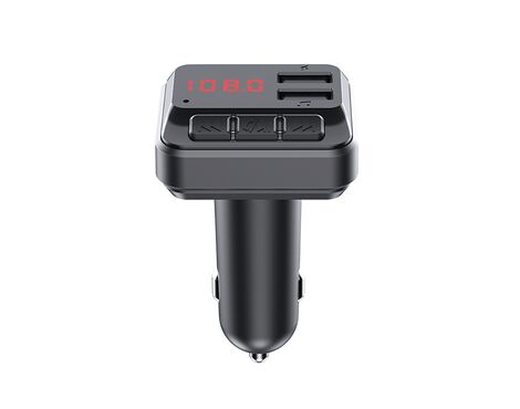 FM transmiter C6 USB Bluetooth 5.0 12-24V Handsfree slušalica crni.