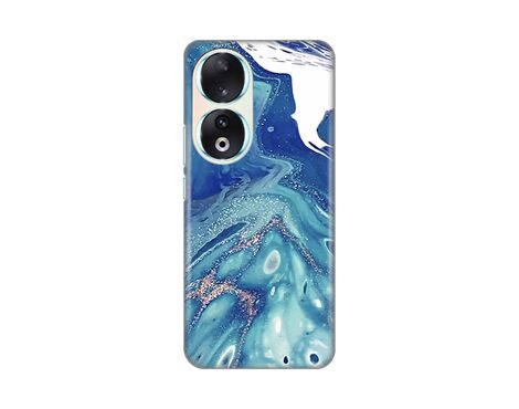 Silikonska futrola PRINT - Huawei Honor 90 Blue Marble.