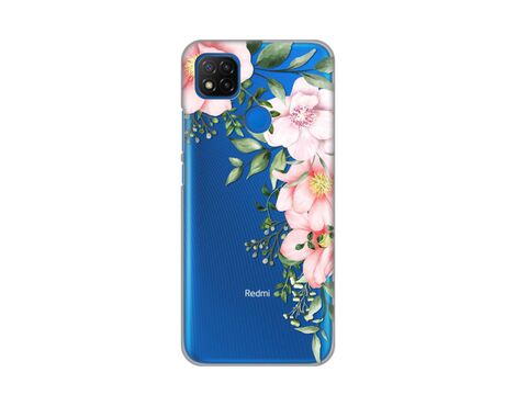 Silikonska futrola PRINT Skin - Xiaomi Redmi 9C/Redmi 10A Gentle Roses.