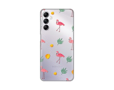 Silikonska futrola PRINT - Samsung A146B Galaxy A14 4/5G Flamingos.