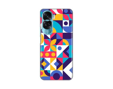 Silikonska futrola PRINT Skin - Huawei Honor 90 Lite Colorful Mosaic.