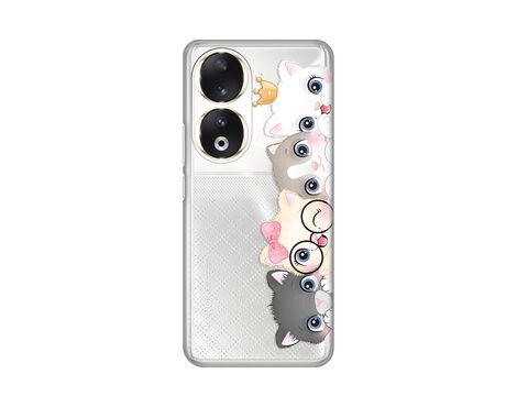 Silikonska futrola PRINT Skin - Huawei Honor 90 Cats.