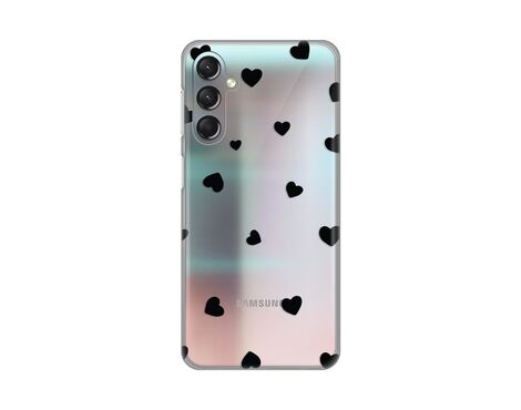 Silikonska futrola PRINT Skin - Samsung A245 Galaxy A24 4G Hearts.