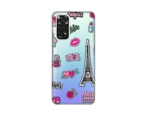 Silikonska futrola PRINT Skin - Xiaomi Redmi Note 11/Redmi Note 11s Love Paris.