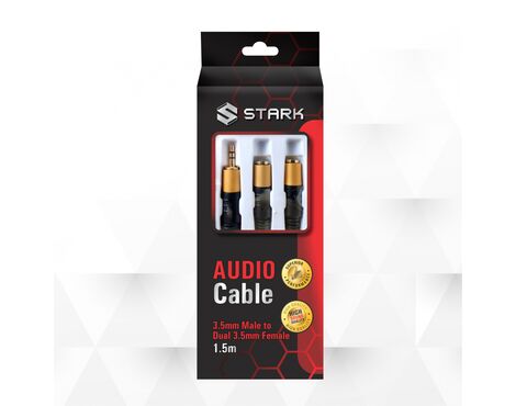 Kabl STARK audio 3.5mm stereo na 2X3.5mm stereo.