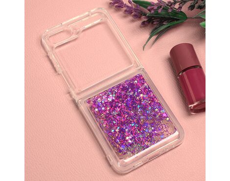 Futrola Glitter - Samsung F731B Galaxy Z Flip 5 5G ljubicasta.