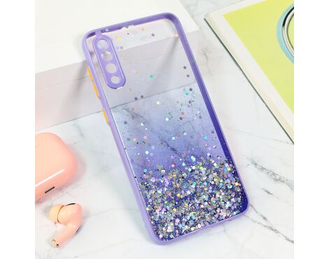 Futrola Frame Glitter - Samsung A307F/A505F/A507F Galaxy A30s/A50/A50s ljubicasta.