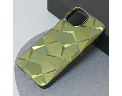 Futrola Shiny Diamond - iPhone 15 maslinasto zelena.