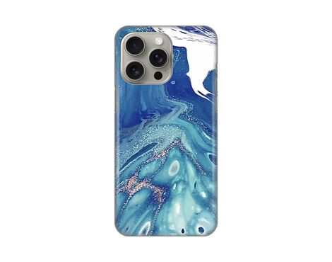 Silikonska futrola PRINT - iPhone 15 Pro Max 6.7 Blue Marble.