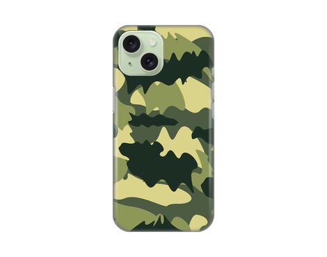 Silikonska futrola PRINT Skin - iPhone 15 Army.