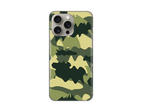 Silikonska futrola PRINT Skin - iPhone 15 Pro Max 6.7 Army.