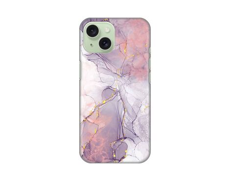 Silikonska futrola PRINT - iPhone 15 Pink Marble.