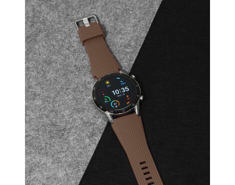 Narukvica relief - smart watch 22mm braon.