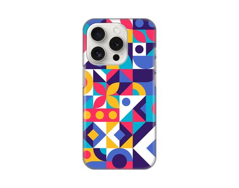 Silikonska futrola PRINT Skin - iPhone 15 Pro 6.1 Colorful Mosaic.