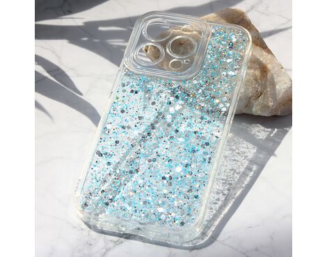 Futrola Glitter - iPhone 15 Pro 6.1 plava.