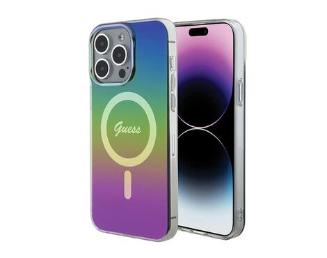 Futrola Guess Hc IML Magsafe Iridescent - iPhone 15 Pro 6.1 crna (GUHMP15LHITSK).