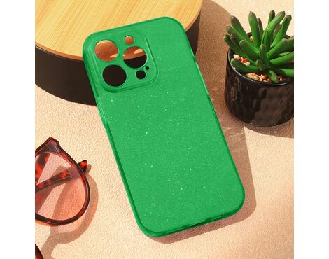 Futrola Sparkle Dust - iPhone 15 Pro 6.1 zelena.