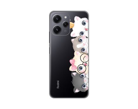 Silikonska futrola PRINT Skin - Xiaomi Redmi 12 Cats.