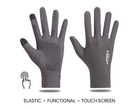 Rukavice - touch screen Sport Zero sive.