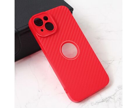 Futrola Carbon Stripe - iPhone 14 crvena.