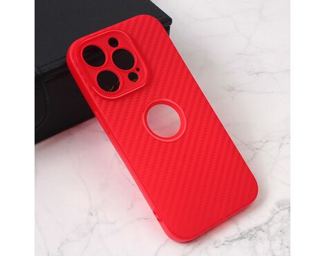 Futrola Carbon Stripe - iPhone 14 Pro crvena.