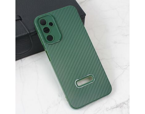 Futrola Carbon Stripe - Samsung A245 Galaxy A24 4G zelena.