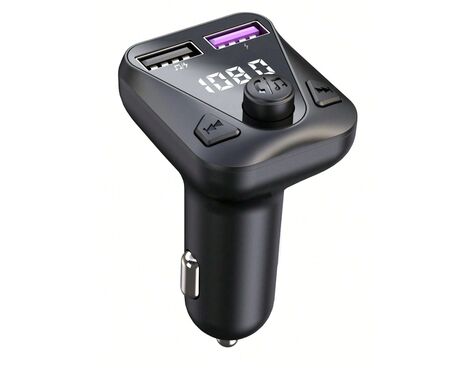 FM transmiter C43 USB, QC 3.0 Bluetooth 5.0, Handsfree slušalica crni.