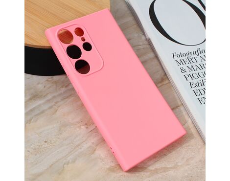 Silikonska futrola Teracell Giulietta - Samsung S928B Galaxy S24 Ultra mat roze.