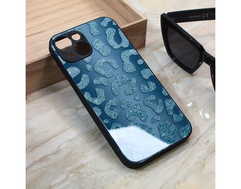 Futrola Shiny glass - iPhone 14 plava.