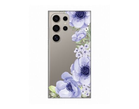 Silikonska futrola PRINT Skin - Samsung S928B Galaxy S24 Ultra Blue Roses.