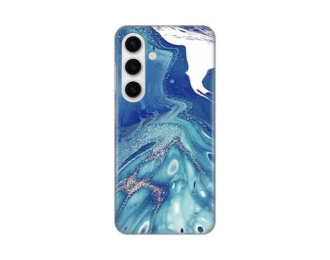 Silikonska futrola PRINT - Samsung S921B Galaxy S24 Blue Marble.