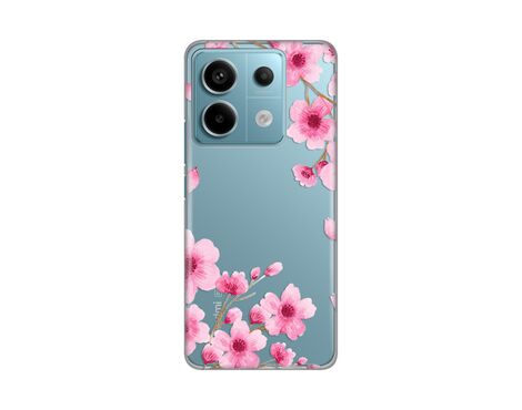 Silikonska futrola PRINT Skin - Xiaomi Redmi Note 13 Pro 5G (EU) Rose Flowers.