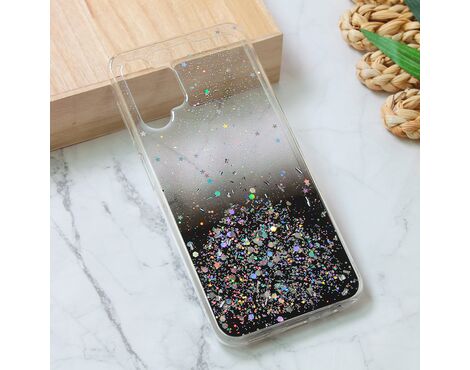 Silikonska futrola Glitter - Samsung A135 Galaxy A13 4G crna.