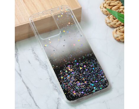 Silikonska futrola Glitter - Xiaomi Redmi Note 12 4G (EU) crna.