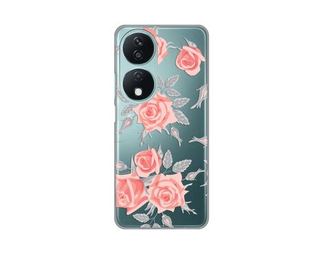 Silikonska futrola PRINT Skin - Huawei Honor X7b Elegant Roses.