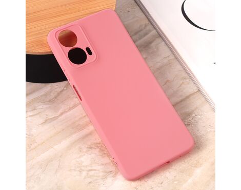 Silikonska futrola Teracell Giulietta - Motorola Moto G24/Moto G24 Power mat roze.