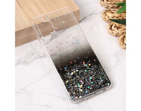 Silikonska futrola Glitter - Samsung A325 Galaxy A32 4G (EU) crna.