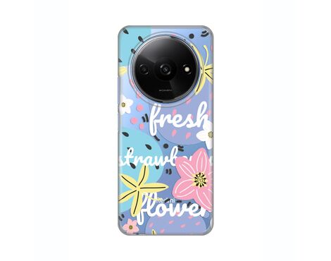 Silikonska futrola PRINT Skin - Xiaomi Redmi A3 Fresh Pastel.