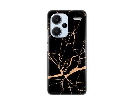 Silikonska futrola PRINT - Xiaomi Redmi Note 13 Pro Plus All black (crni).