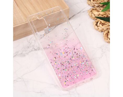 Silikonska futrola Glitter - Samsung A325 Galaxy A32 4G (EU) roze.