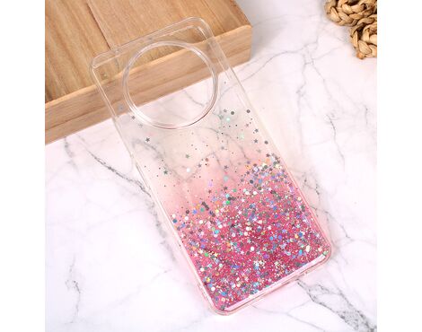 Silikonska futrola Glitter - Xiaomi Redmi A3 roze.