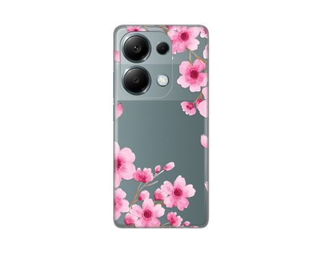 Silikonska futrola PRINT Skin - Xiaomi Redmi Note 13 Pro 4G (EU) Rose Flowers.