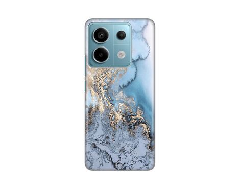 Silikonska futrola PRINT - Xiaomi Redmi Note 13 Pro 5G Blue Gold Marble.