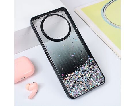 Futrola Frame Glitter - Xiaomi Redmi A3 crna.