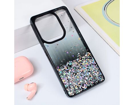 Futrola Frame Glitter - Xiaomi Redmi Note 13 Pro 4G crna.