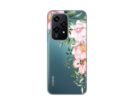 Silikonska futrola PRINT Skin - Huawei Honor 200 Lite Gentle Rose Pattern.