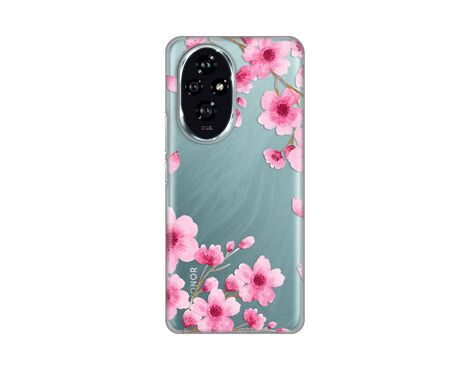 Silikonska futrola PRINT Skin - Huawei Honor 200 Rose Flowers.