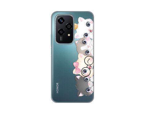 Silikonska futrola PRINT Skin - Huawei Honor 200 Lite Cats.