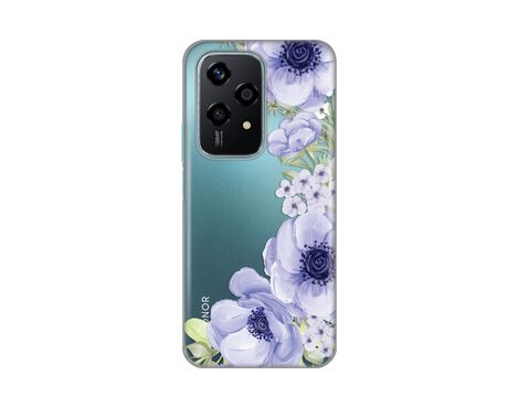 Silikonska futrola PRINT Skin - Huawei Honor 200 Lite Blue Roses.