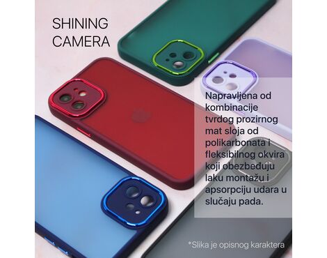 Futrola Shining Camera - iPhone 15 6.1 tamno zelena.